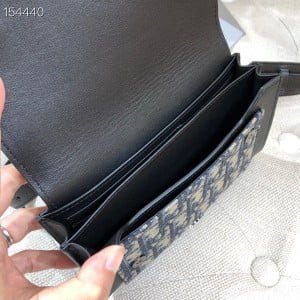 Christian Dior Mens Messenger Bag 20cm Oblique Embroidered Canvas Fall/Winter 2020 Collection - Image 9