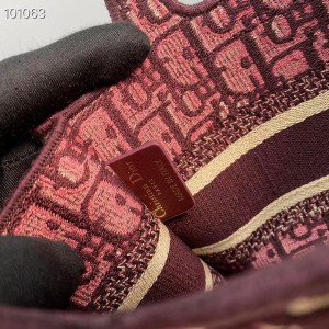 Christian Dior Mini Book Tote Bag 22cm M928 Oblique Embroidered Canvas Fall/Winter 2022 Collection - Image 8