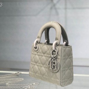 Christian Dior Mini Lady Dior My ABC Dior Bag 18cm with Ultramatte Hardware Lambskin Leather Spring/Summer 2021 Collection - Image 3