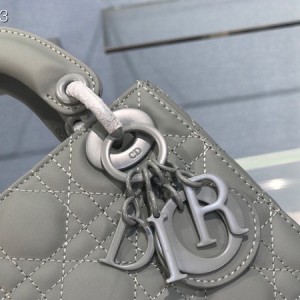 Christian Dior Mini Lady Dior My ABC Dior Bag 18cm with Ultramatte Hardware Lambskin Leather Spring/Summer 2021 Collection - Image 6