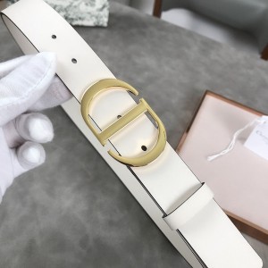 Christian Dior Montaigne Belt 3CM Gold Hardware Calfskin Leather Fall/Winter 2020 Collection - Image 6