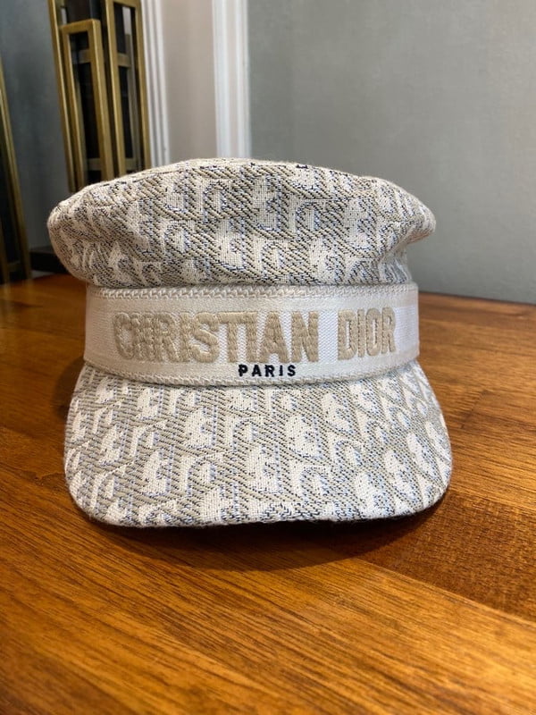 Christian Dior Oblique Canvas Newsboy Hat Spring/Summer 2020 Collection