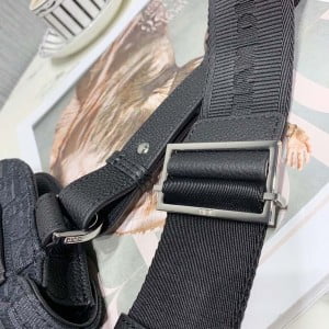 Christian Dior Oblique Crossbody Bag 24cm 80014 Calfskin Leather Gold Hardware Spring/Summer 2022 Collection - Image 8