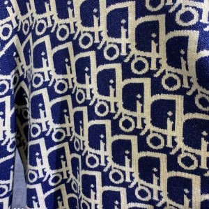 Christian Dior Oblique Motif Cardigan Womens Sweater Fall/Winter 2020 Collection - Image 5