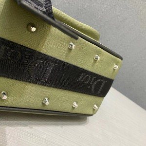 Christian Dior Punk Hardcore Bag 33cm Canvas/Calfskin Leather Fall/Winter 2020 Collection - Image 7