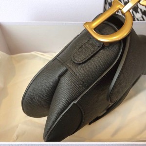 Christian Dior Saddle Bag 25cm Grained Calfskin Canvas Spring/Summer 2020 Collection - Image 6