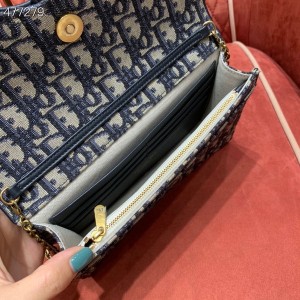 Christian Dior Saddle WOC Bag 22cm Oblique Embroidery Canvas Spring/Summer 2021 Collection - Image 9