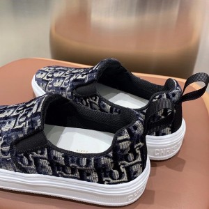 Christian Dior Solar Slip On Sneakers Calfskin Leather Fall/Winter 2020 Collection - Image 3