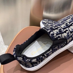 Christian Dior Solar Slip On Sneakers Calfskin Leather Fall/Winter 2020 Collection - Image 7