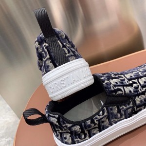 Christian Dior Solar Slip On Sneakers Calfskin Leather Fall/Winter 2020 Collection - Image 9