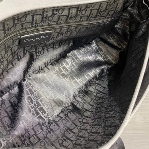 Christian Dior Vintage Punk Hardcore Bag 33cm Canvas/Calfskin Leather Fall/Winter 2020 Collection - Image 9