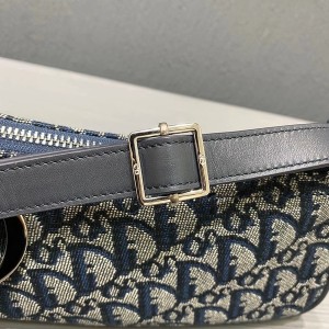 Christian Dior Vintage Shoulder Bag 23cm Canvas/Calfskin Leather Fall/Winter 2020 Collection - Image 6