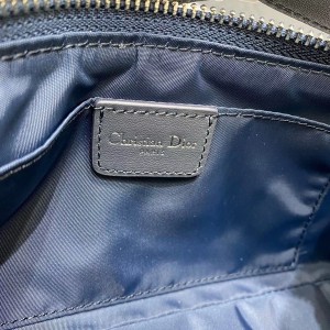 Christian Dior Vintage Shoulder Bag 23cm Canvas/Calfskin Leather Fall/Winter 2020 Collection - Image 8