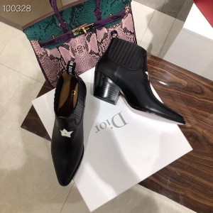 Christian Dior Western Boots Calfskin Leather Fall/Winter 2020 Collection - Image 5