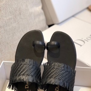 Christian Dior Woven Sandal Calfskin Leather Spring/Summer 2020 Collection - Image 5