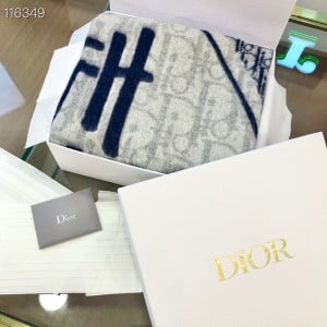 Christian Dior x Shawn Stussy High Heels Painful Pleasure Tassel Wool Jacquard Throw Blanket - Image 3