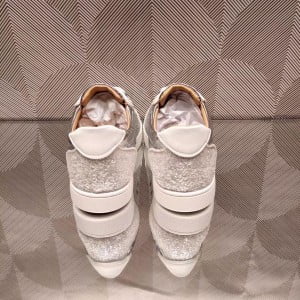 Christian Louboutin Strass Lou Low-Top Mens Sneakers Calfskin Leather Fall/Winter 2021 Collection - Image 4