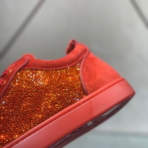 Christian Louboutin Strass Lou Low-Top Mens Sneakers Calfskin Leather Fall/Winter 2021 Collection - Image 6