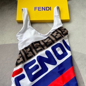 Fendi x Fila One Piece Bikini Swimsuit Spring/Summer 2020 Collection - Image 5