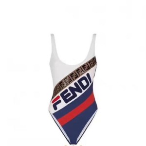 Fendi x Fila One Piece Bikini Swimsuit Spring/Summer 2020 Collection - Image 9