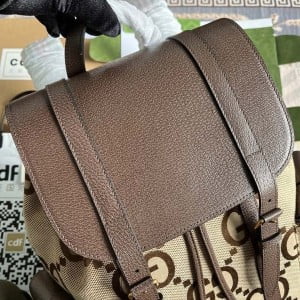 Gucci Backpack with Jumbo GG 42cm 678829 Calfskin Leather Spring/Summer 2022 Collection - Image 5