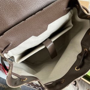 Gucci Backpack with Jumbo GG 42cm 678829 Calfskin Leather Spring/Summer 2022 Collection - Image 9