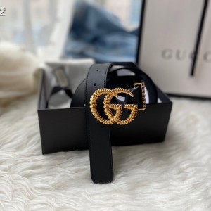 Gucci Belt 3CM Gold Hardware Calfskin Leather Fall/Winter 2020 Collection - Image 4