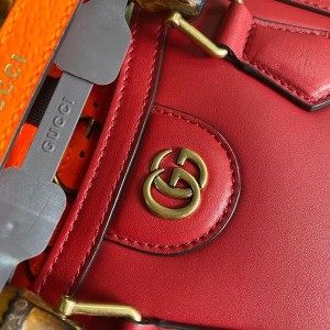 Gucci Diana Bamboo Tote Bag 20cm 655661 Calfskin Leather Spring/Summer 2022 Collection - Image 3