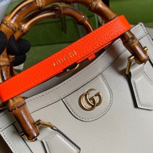 Gucci Diana Bamboo Tote Bag 20cm 655661 Calfskin Leather Spring/Summer 2022 Collection - Image 4