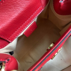 Gucci Diana Bamboo Tote Bag 20cm 655661 Calfskin Leather Spring/Summer 2022 Collection - Image 6