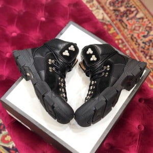 Gucci Flashtrek GG Hightop Sneakers Calfskin Leather Fall/Winter 2019 Collection - Image 6
