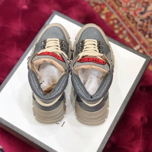 Gucci Flashtrek GG Hightop Sneakers Calfskin Leather Fall/Winter 2019 Collection - Image 7