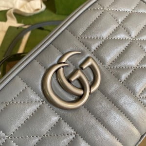 Gucci GG Marmont Small Matelassé Shoulder Bag 24cm 447632 Matelassé Calfskin Leather Spring/Summer 2022 Collection - Image 4