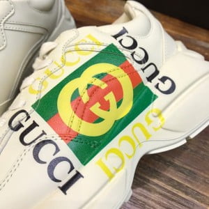 Gucci GG Rhyton Dad Sneakers 619896 Calfskin Leather Spring/Summer 2020 Collection - Image 3