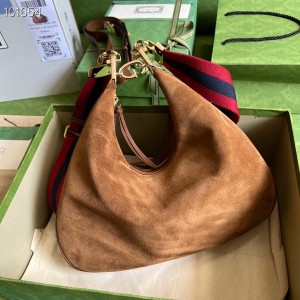 Gucci Gucci Attache Satchel Bag 35cm 702823 Suede Calfskin Leather Fall/Winter 2022 Collection - Image 3