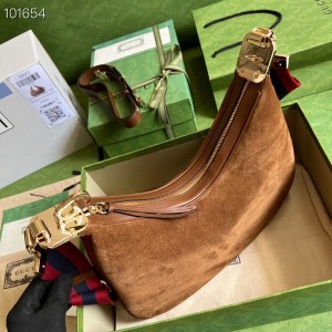 Gucci Gucci Attache Satchel Bag 35cm 702823 Suede Calfskin Leather Fall/Winter 2022 Collection - Image 4