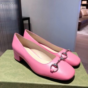 Gucci Horsebit Chain Pumps Calfskin Leather Fall/Winter 2021 Collection - Image 4
