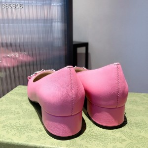 Gucci Horsebit Chain Pumps Calfskin Leather Fall/Winter 2021 Collection - Image 5