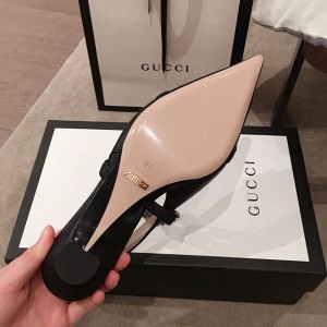 Gucci Horsebit Slingback Flats Calfskin Leather Spring/Summer 2020 Collection - Image 8