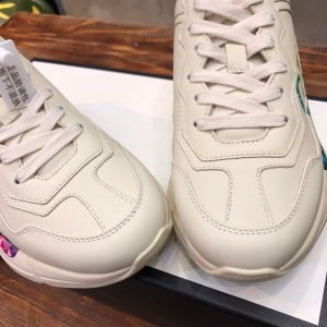 Gucci Logo Rhyton Dad Sneakers 602046 Calfskin Leather Spring/Summer 2020 Collection - Image 3