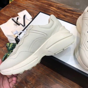 Gucci Logo Rhyton Dad Sneakers 602046 Calfskin Leather Spring/Summer 2020 Collection - Image 4