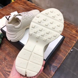 Gucci Logo Rhyton Dad Sneakers 602046 Calfskin Leather Spring/Summer 2020 Collection - Image 6