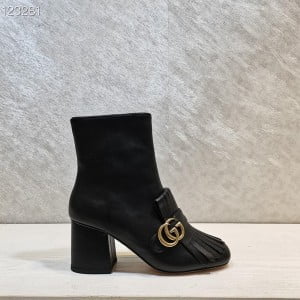 Gucci Marmont Ankle Boots Calfskin Leather Spring/Summer 2020 Collection - Image 3
