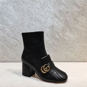 Gucci Marmont Ankle Boots Calfskin Leather Spring/Summer 2020 Collection - Image 5