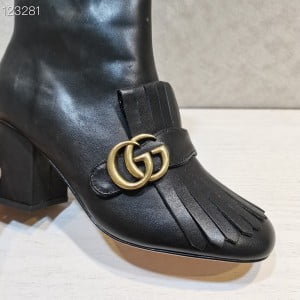 Gucci Marmont Ankle Boots Calfskin Leather Spring/Summer 2020 Collection - Image 6