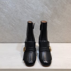 Gucci Marmont Ankle Boots Calfskin Leather Spring/Summer 2020 Collection - Image 7