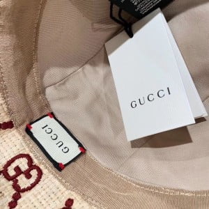 Gucci Raffia Straw Fedora Snakskin Trim Hat Spring/Summer 2020 Collection - Image 3