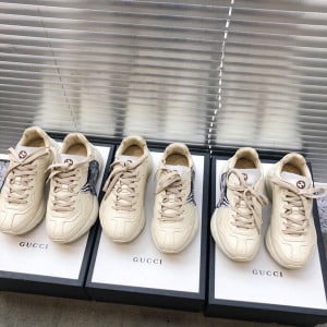 Gucci Rhyton Cat Unisex Dad Sneakers ‎‎524991 Calfskin Leather Spring/Summer 2019 Collection - Image 10