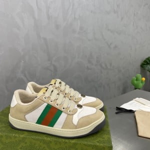 Gucci Screener Sneakers ‎‎570442 Calfskin Leather Spring/Summer 2022 Collection - Image 3