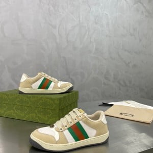 Gucci Screener Sneakers ‎‎570442 Calfskin Leather Spring/Summer 2022 Collection - Image 4